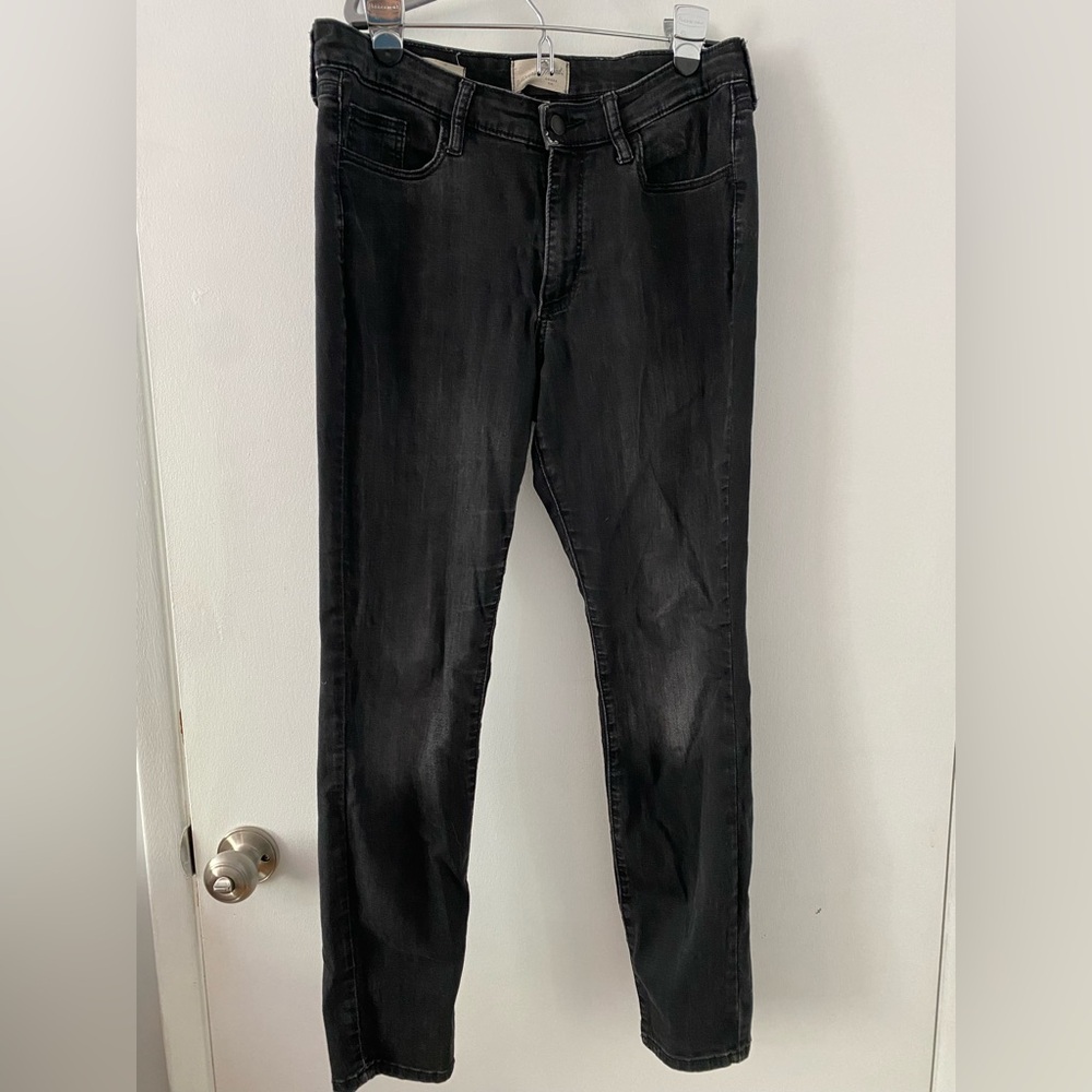 Black Mid-Rise Skinny Jeans